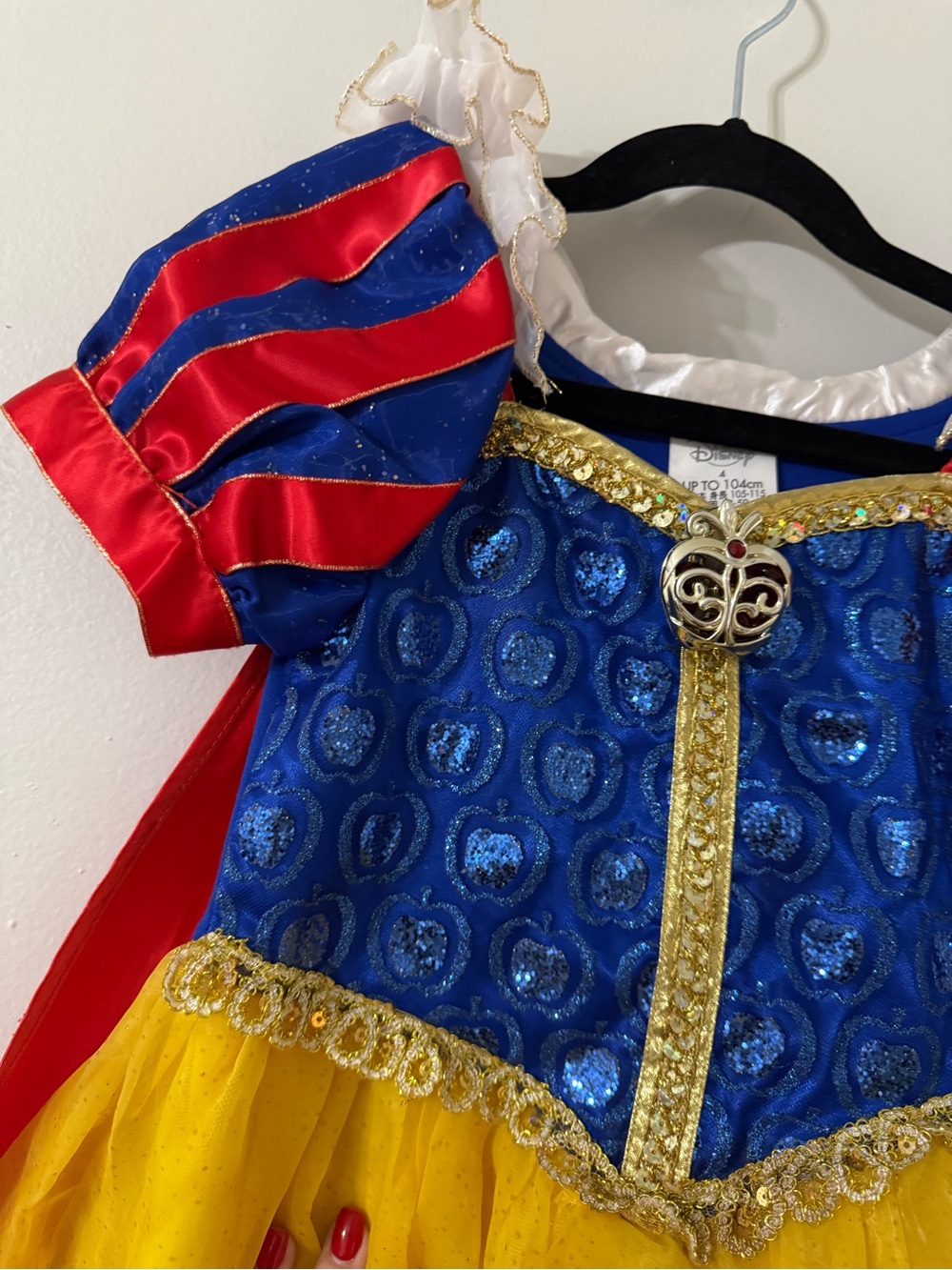 Disney Store Snow White Deluxe Princess Dress Girls Size 4 - Picture 3 of 6
